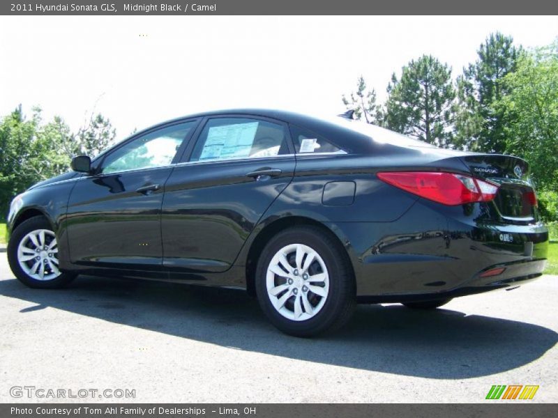 Midnight Black / Camel 2011 Hyundai Sonata GLS