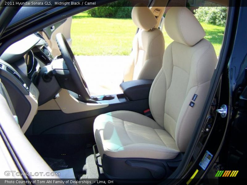 Midnight Black / Camel 2011 Hyundai Sonata GLS