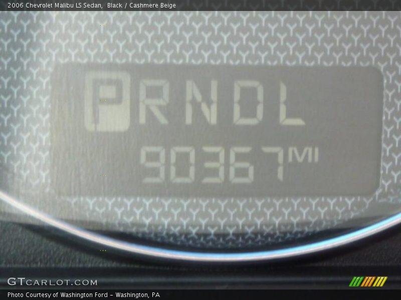 Black / Cashmere Beige 2006 Chevrolet Malibu LS Sedan