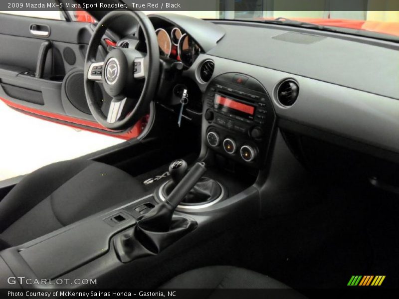 True Red / Black 2009 Mazda MX-5 Miata Sport Roadster
