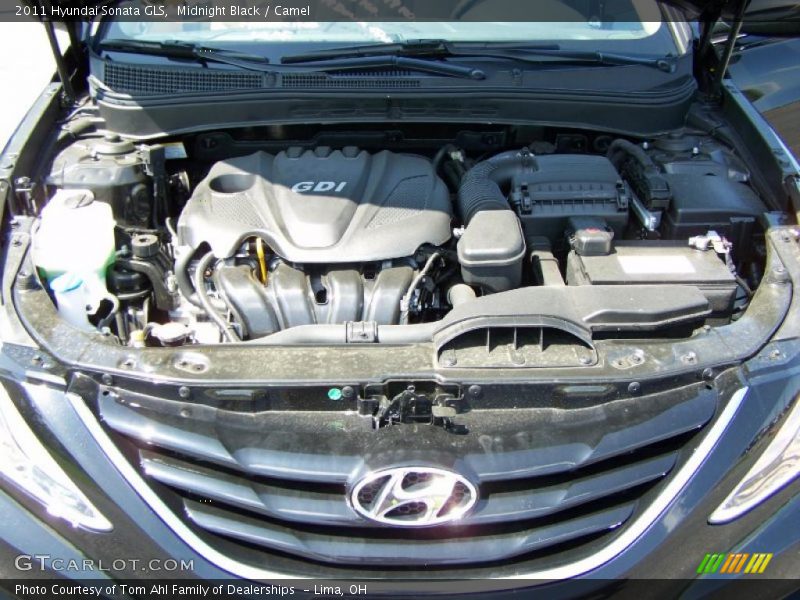 Midnight Black / Camel 2011 Hyundai Sonata GLS
