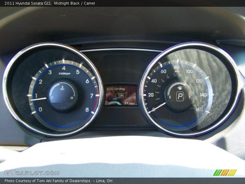 Midnight Black / Camel 2011 Hyundai Sonata GLS