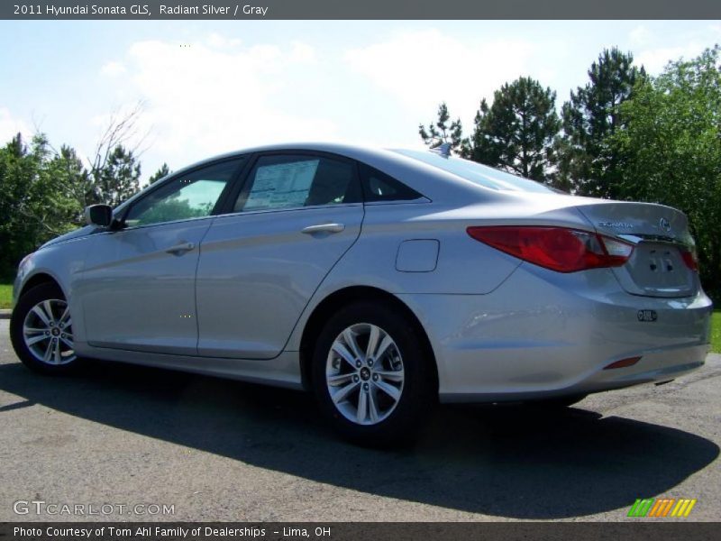 Radiant Silver / Gray 2011 Hyundai Sonata GLS