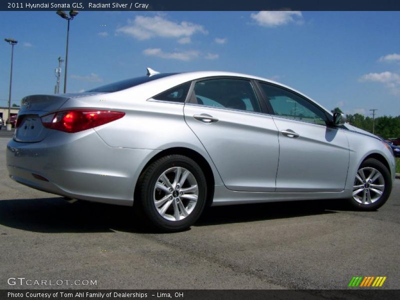 Radiant Silver / Gray 2011 Hyundai Sonata GLS