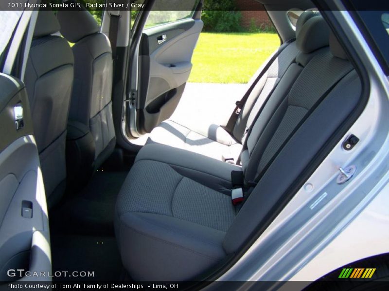 Radiant Silver / Gray 2011 Hyundai Sonata GLS