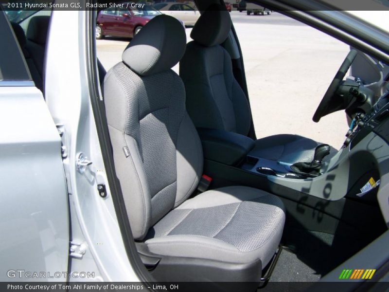 Radiant Silver / Gray 2011 Hyundai Sonata GLS
