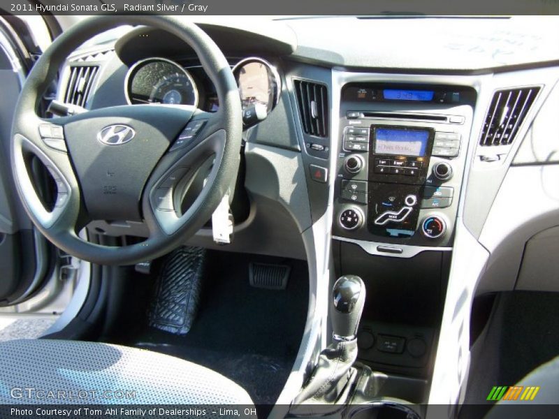 Radiant Silver / Gray 2011 Hyundai Sonata GLS