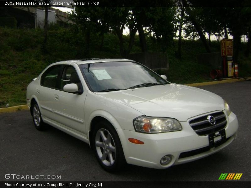 Glacier White Pearl / Frost 2003 Nissan Maxima SE