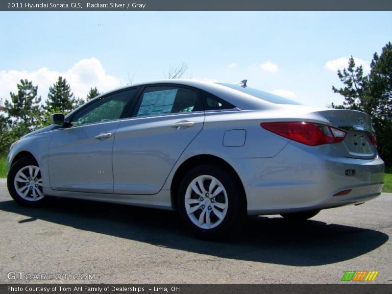 Radiant Silver / Gray 2011 Hyundai Sonata GLS