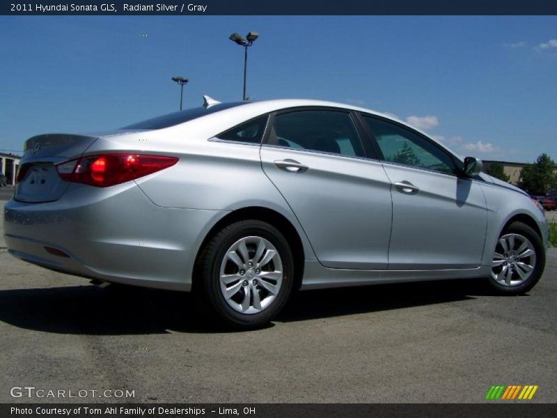 Radiant Silver / Gray 2011 Hyundai Sonata GLS