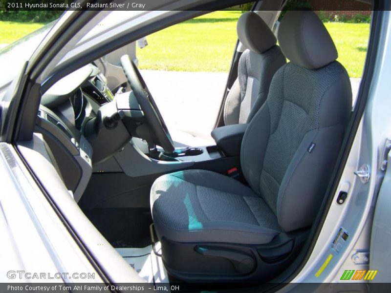 Radiant Silver / Gray 2011 Hyundai Sonata GLS