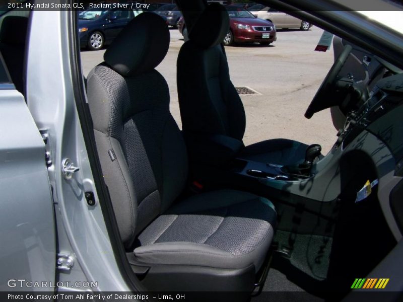 Radiant Silver / Gray 2011 Hyundai Sonata GLS