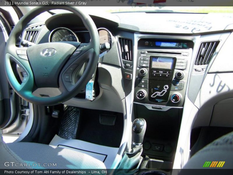 Radiant Silver / Gray 2011 Hyundai Sonata GLS