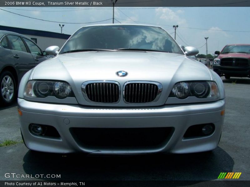 Titanium Silver Metallic / Black 2006 BMW M3 Coupe