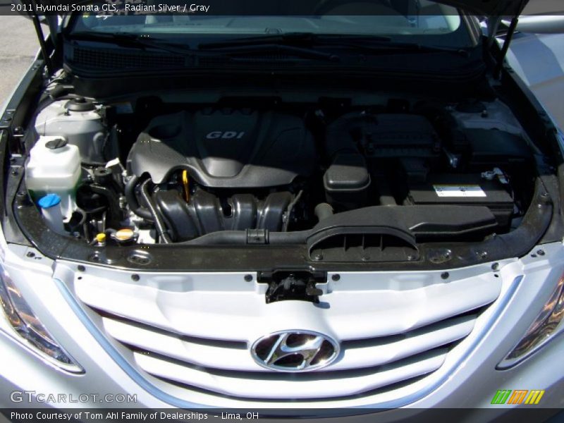 Radiant Silver / Gray 2011 Hyundai Sonata GLS