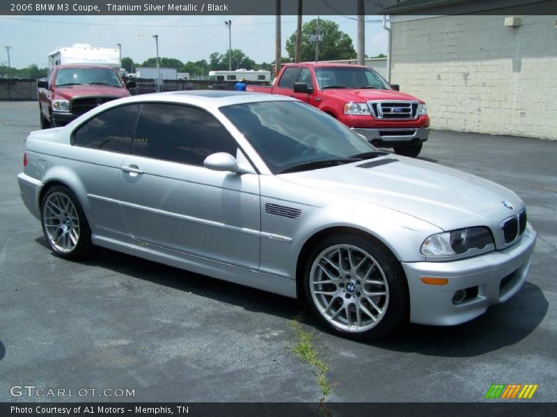 Titanium Silver Metallic / Black 2006 BMW M3 Coupe