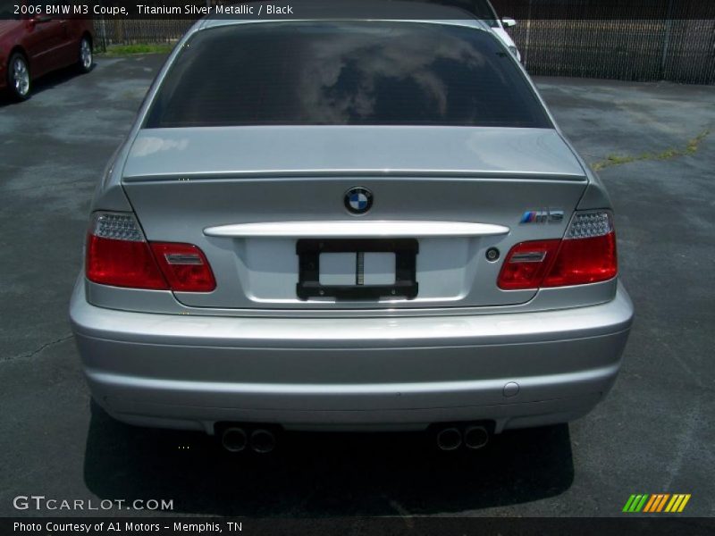 Titanium Silver Metallic / Black 2006 BMW M3 Coupe