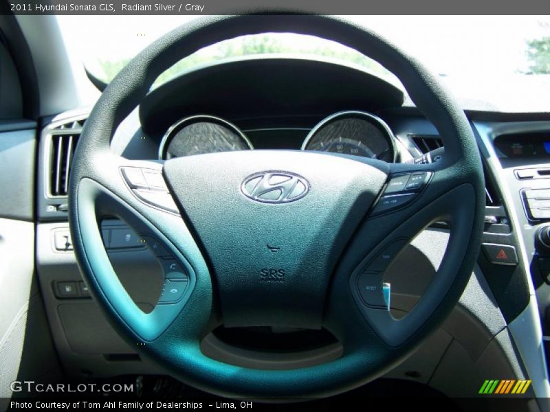 Radiant Silver / Gray 2011 Hyundai Sonata GLS