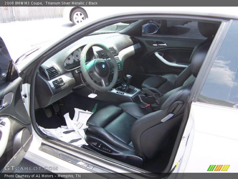 Titanium Silver Metallic / Black 2006 BMW M3 Coupe