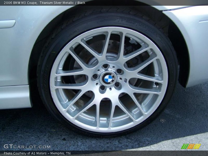 Titanium Silver Metallic / Black 2006 BMW M3 Coupe
