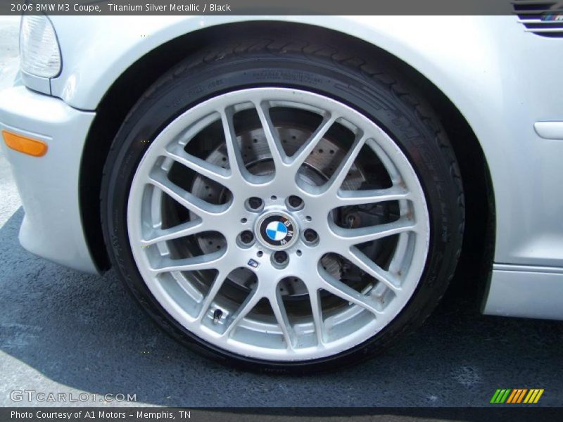 Titanium Silver Metallic / Black 2006 BMW M3 Coupe