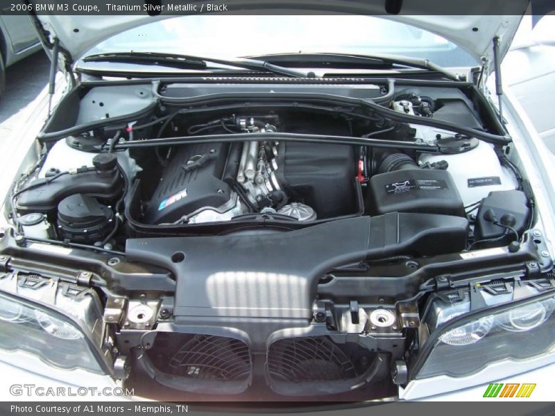 Titanium Silver Metallic / Black 2006 BMW M3 Coupe