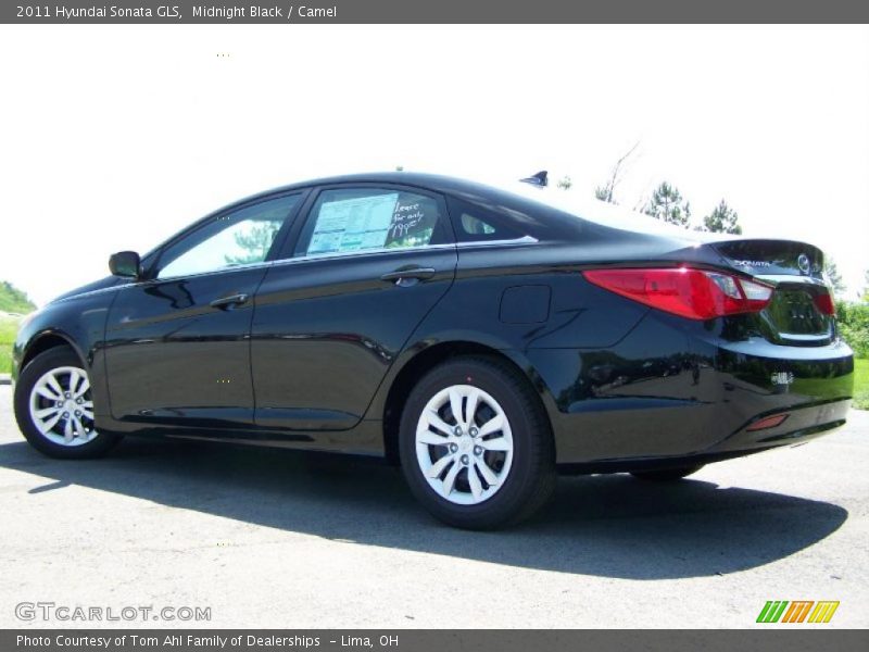 Midnight Black / Camel 2011 Hyundai Sonata GLS