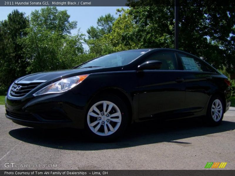 Midnight Black / Camel 2011 Hyundai Sonata GLS
