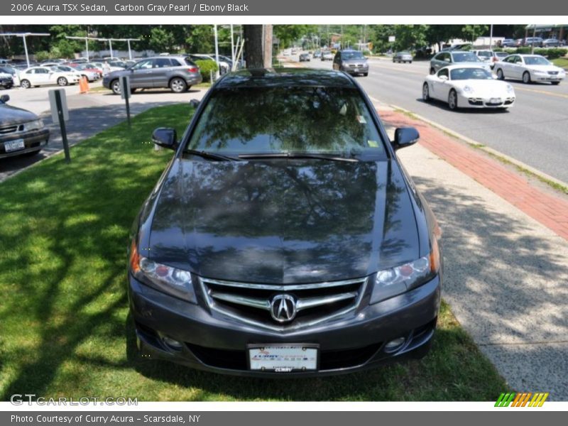 Carbon Gray Pearl / Ebony Black 2006 Acura TSX Sedan