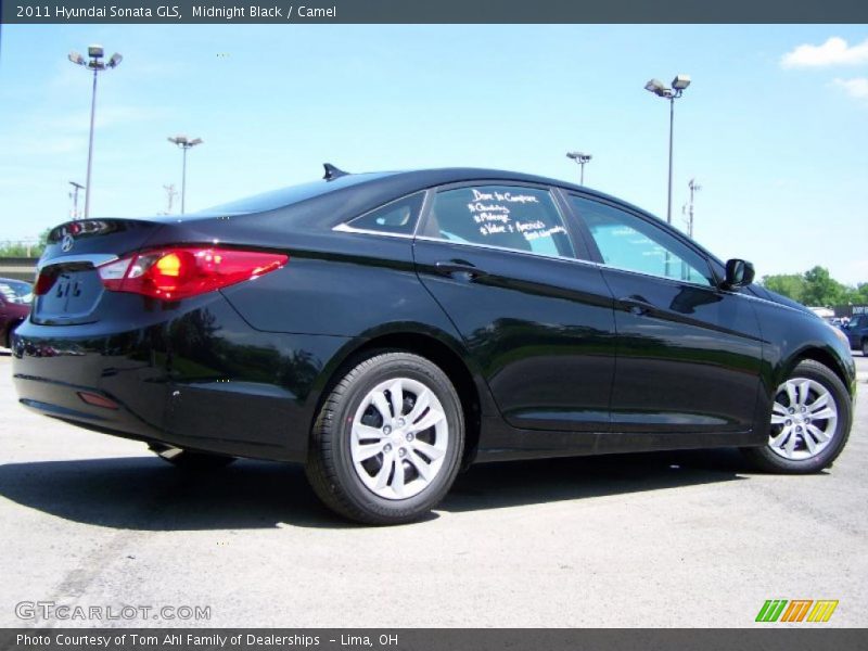 Midnight Black / Camel 2011 Hyundai Sonata GLS