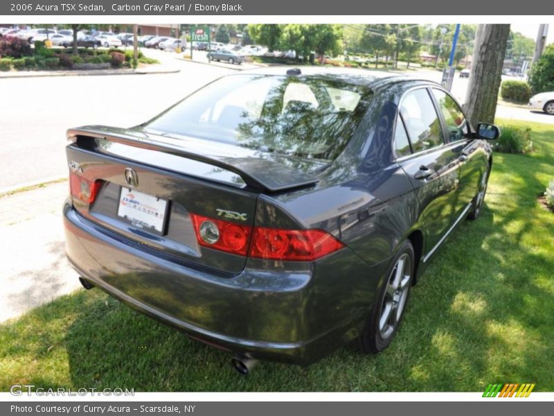 Carbon Gray Pearl / Ebony Black 2006 Acura TSX Sedan