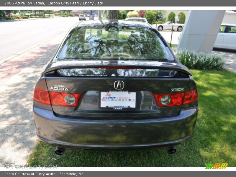 Carbon Gray Pearl / Ebony Black 2006 Acura TSX Sedan