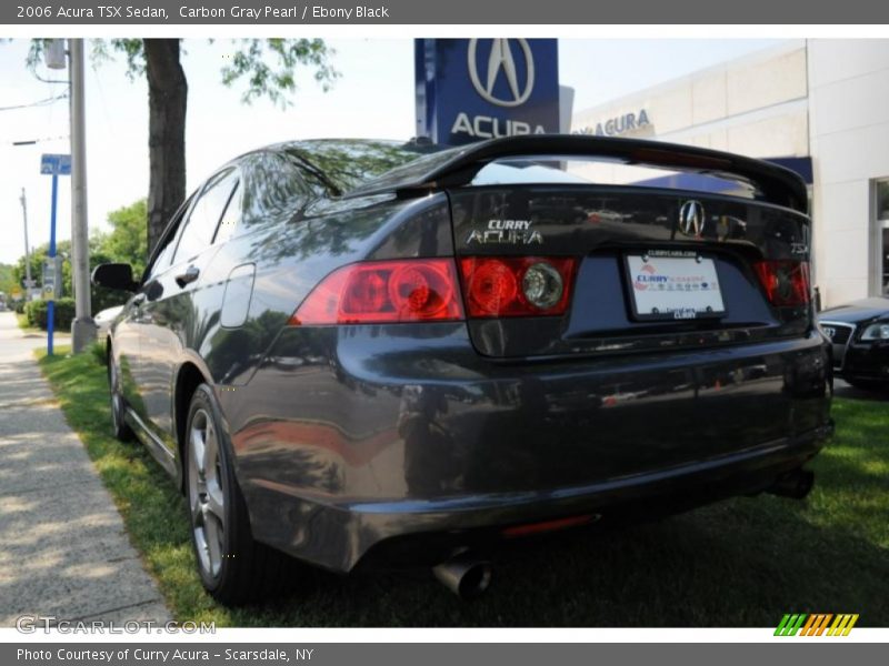 Carbon Gray Pearl / Ebony Black 2006 Acura TSX Sedan