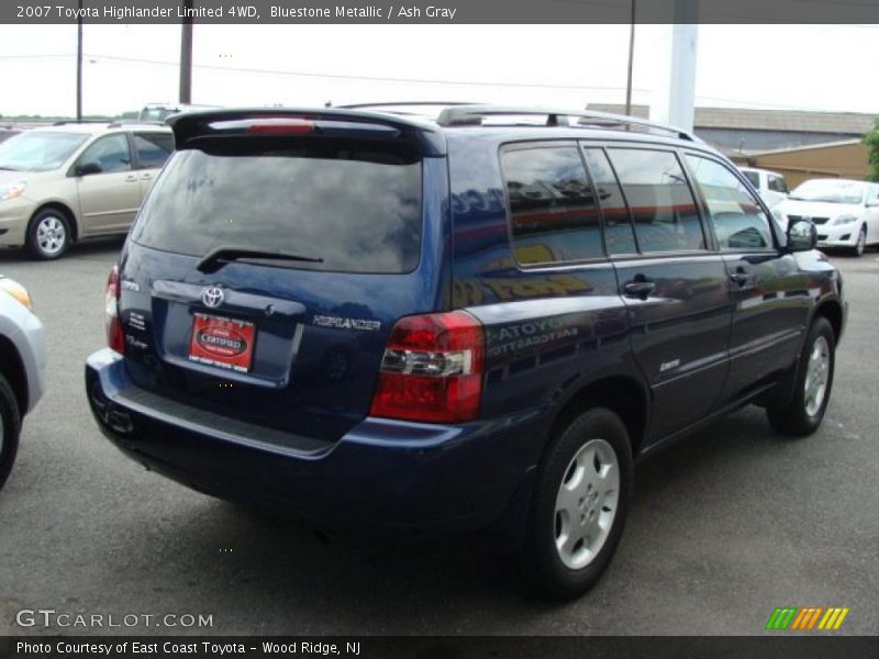 Bluestone Metallic / Ash Gray 2007 Toyota Highlander Limited 4WD
