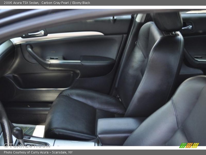 Carbon Gray Pearl / Ebony Black 2006 Acura TSX Sedan