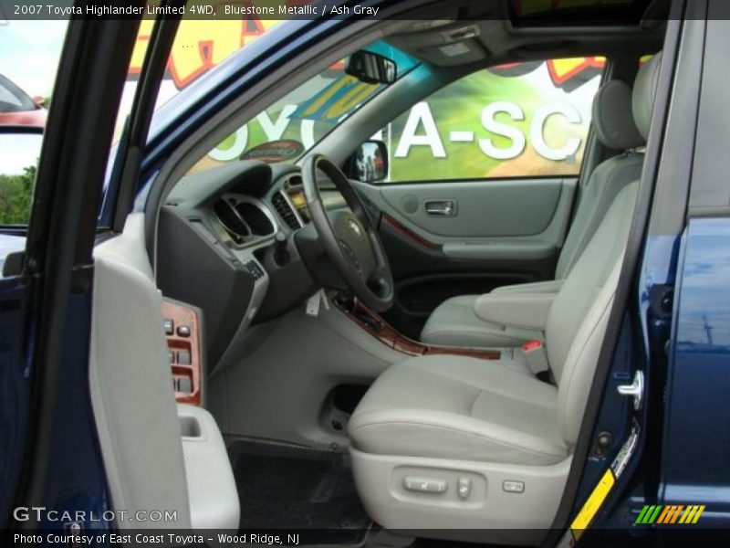 Bluestone Metallic / Ash Gray 2007 Toyota Highlander Limited 4WD