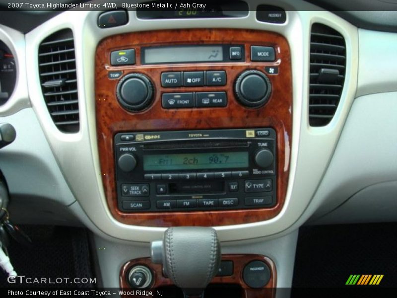 Bluestone Metallic / Ash Gray 2007 Toyota Highlander Limited 4WD