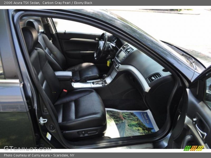 Carbon Gray Pearl / Ebony Black 2006 Acura TSX Sedan