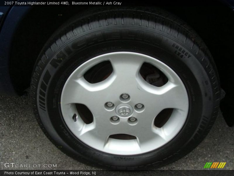 Bluestone Metallic / Ash Gray 2007 Toyota Highlander Limited 4WD