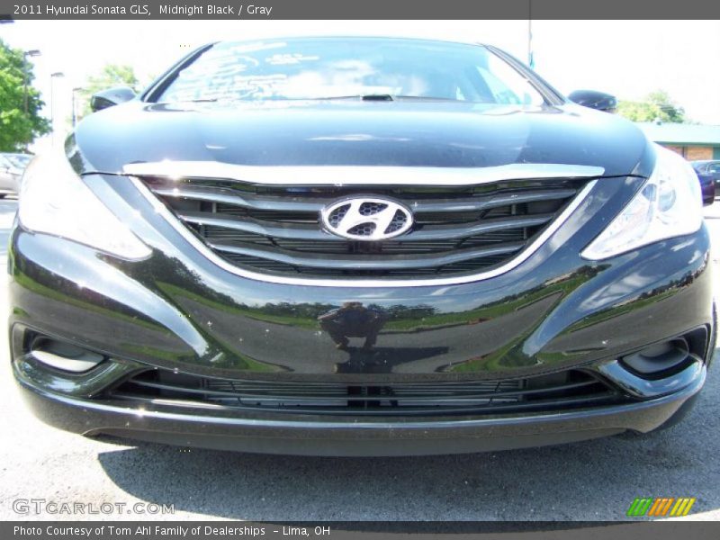Midnight Black / Gray 2011 Hyundai Sonata GLS