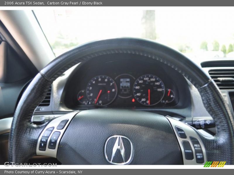 Carbon Gray Pearl / Ebony Black 2006 Acura TSX Sedan