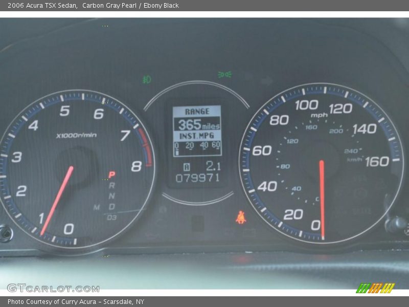Carbon Gray Pearl / Ebony Black 2006 Acura TSX Sedan
