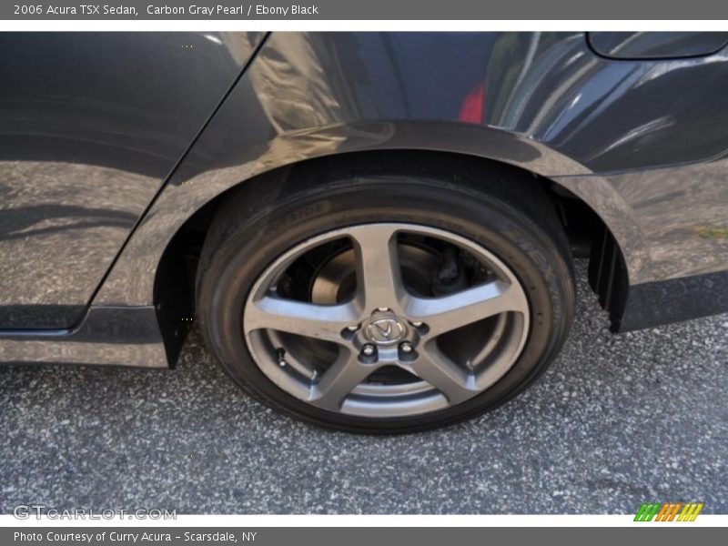 Carbon Gray Pearl / Ebony Black 2006 Acura TSX Sedan
