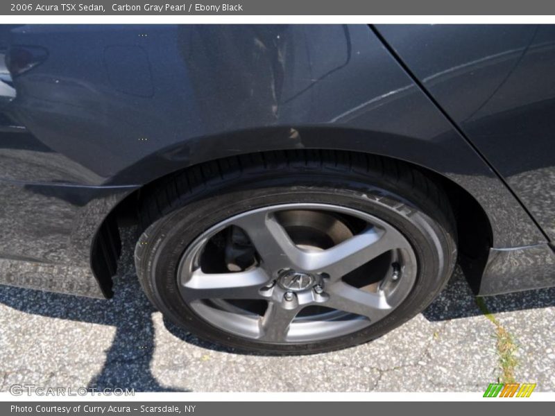 Carbon Gray Pearl / Ebony Black 2006 Acura TSX Sedan