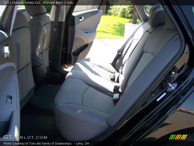 Midnight Black / Gray 2011 Hyundai Sonata GLS
