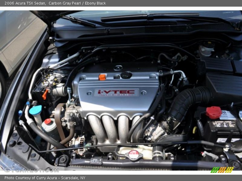 Carbon Gray Pearl / Ebony Black 2006 Acura TSX Sedan