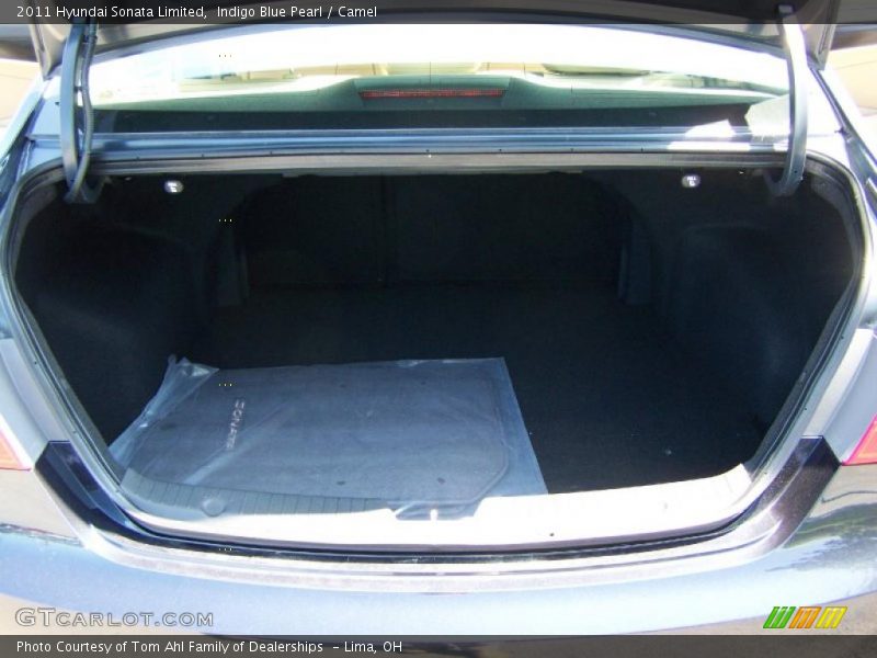 Indigo Blue Pearl / Camel 2011 Hyundai Sonata Limited
