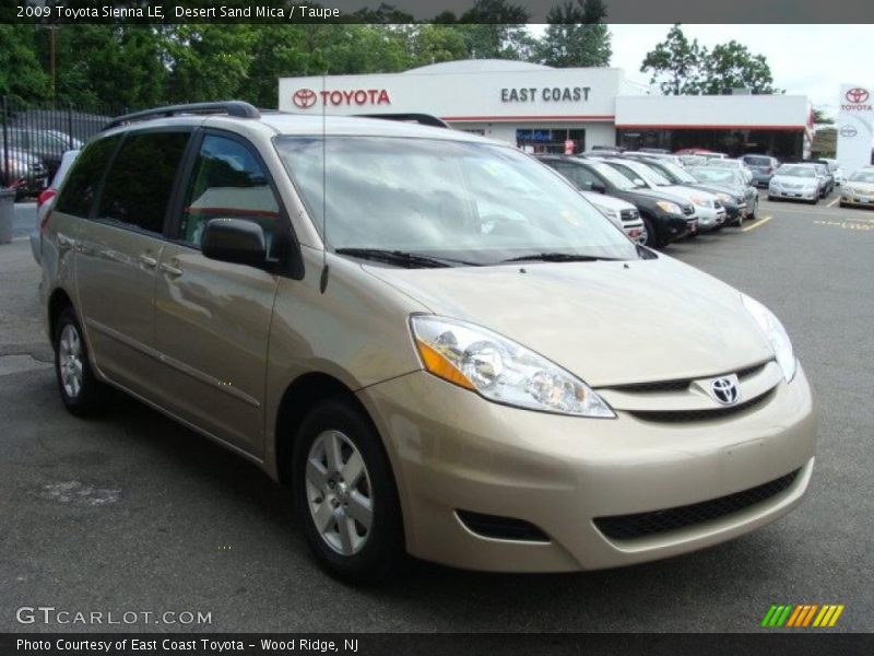 Desert Sand Mica / Taupe 2009 Toyota Sienna LE