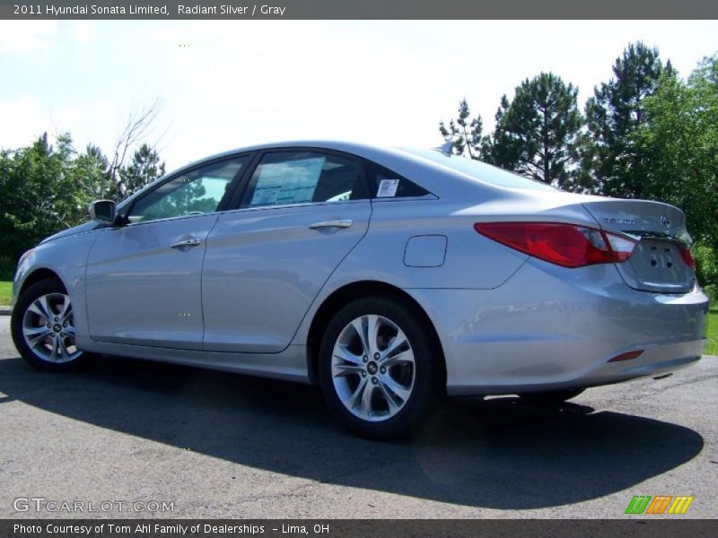 Radiant Silver / Gray 2011 Hyundai Sonata Limited