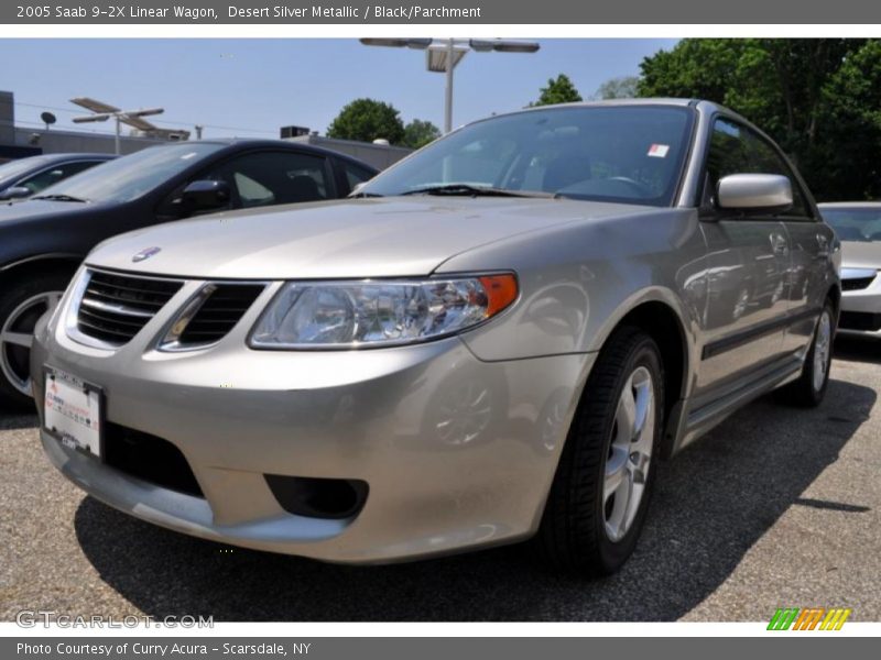 Desert Silver Metallic / Black/Parchment 2005 Saab 9-2X Linear Wagon